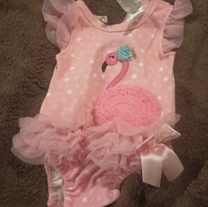 Flamingo tutu onsie